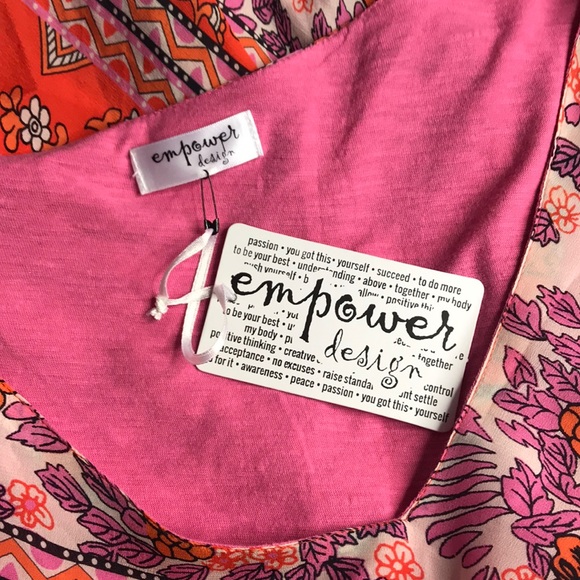 Empower Design | Floral Lined Long-sleeve Dress S - Picture 5 of 8